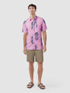 Joey Printed Pineapple Shirt - Lavender Combo