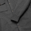 Skip Sherpa Shirt Jacket - Charcoal Heather