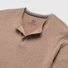 Sean Ultra Soft Classic Henley - Camel Heather