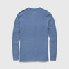 Sean Ultra Soft Classic Henley - Blue Heather