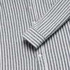 Brian Brushed Twill Stripe Shirt - Navy