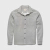 Louis Soft Textured Overshirt - Heather Grey