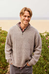 Robbie Mock Sweater - Heather Grey