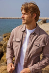 Jeb Tencel Shirt - Purple Dove