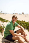 Ryan Saltwater Terry Polo - Turf Green