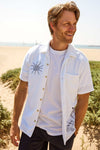 Mariner Saltwater Terry Camp Collar Shirt - Brilliant White