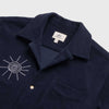 Mariner Terry Camp Collar Shirt - Navy Blazer