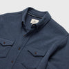 Rex Rib Knit Shirt - Navy Heather