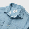 Zhu Chambray Shirt - Blue