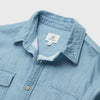 Zhu Double Gauze Shirt - Blue