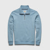 Bobby Soft Ribbed Fleece Quarter Zip - Blue Heather