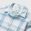 Brian Slub Plaid Shirt - White Combo
