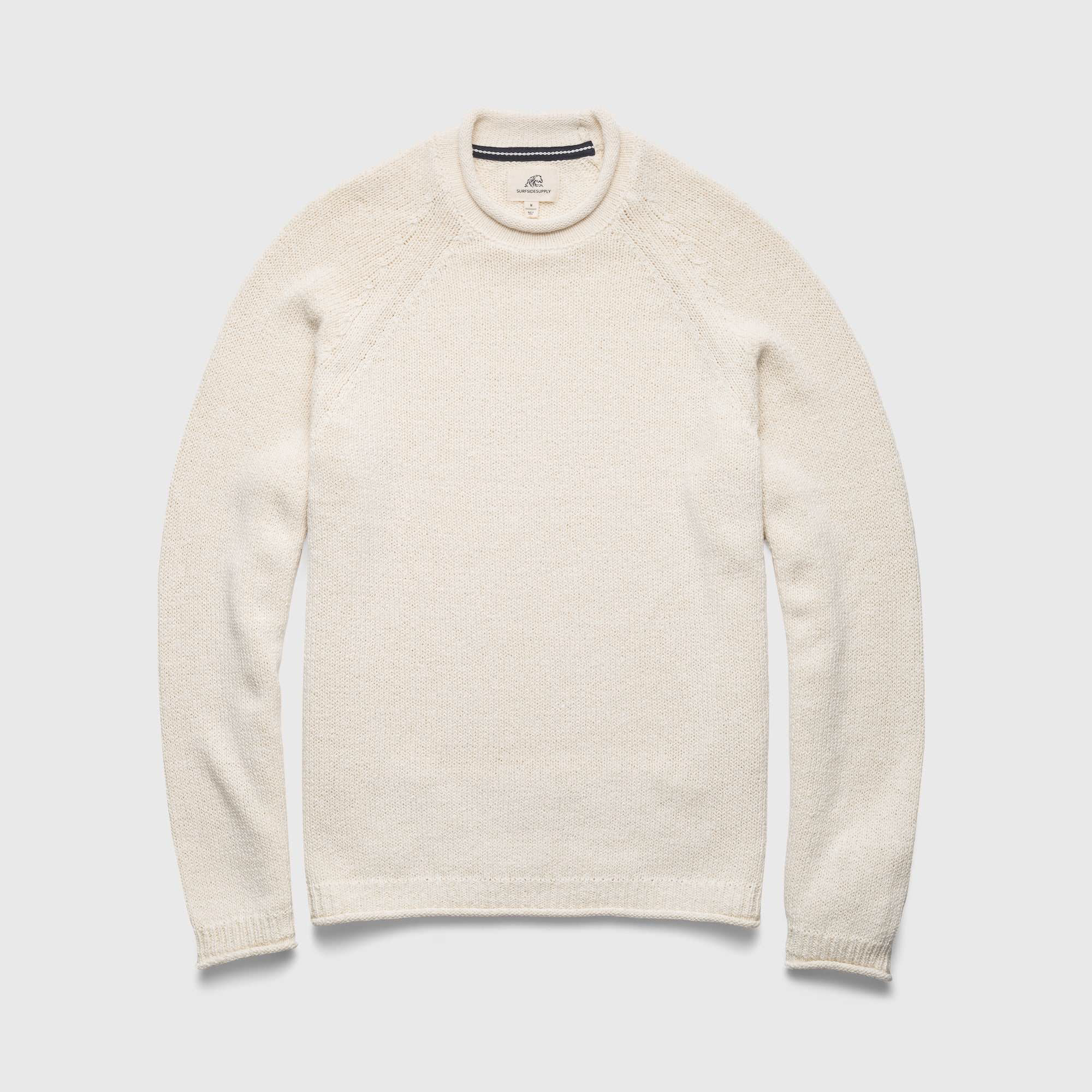 Stu Raglan Rollneck Sweater - Jet Stream - Surfside Supply