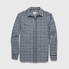 Brian Check Shirt - Navy Blazer