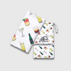 Cocktail Print Towel - White