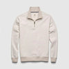 Bobby Stripe Fleece Quarter Zip - Taupe Heather
