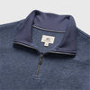 Bobby Cashmist Fleece Quarter Zip - Navy Heather