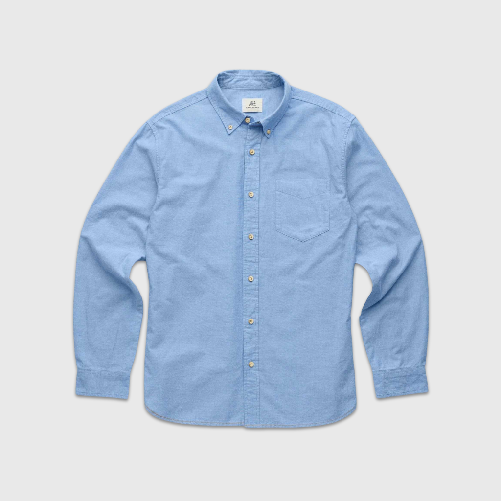 Brian Oxford Martini Sleeve Shirt - Blue Combo - Surfside Supply