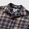 Brian Twill Plaid Shirt - Blue Tan Combo