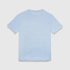 Chris Embroidered Tee - Skyway Blue