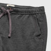 Damian Straight Leg Fleece Pant - Charcoal Heather