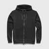 Danny Full-Zip Twill Hoodie - Charcoal Heather