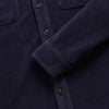 Dylan Soft Corded Shirt Jacket - Navy Blazer