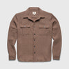 Dylan Waffle Fleece Overshirt - Camel Heather