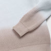 Eddie Dip-Dye Knit Sweater - Silver Gray