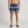 Jimmy 6.5" Stripe Volley - Navy Stripe