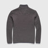 Ken Quilted Button Mock – Charcoal Heather