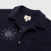 Mariner Saltwater Terry Camp Collar Shirt - Navy Blazer