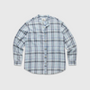 Molly Notch Collar Plaid Shirt - Surf Spray Multi
