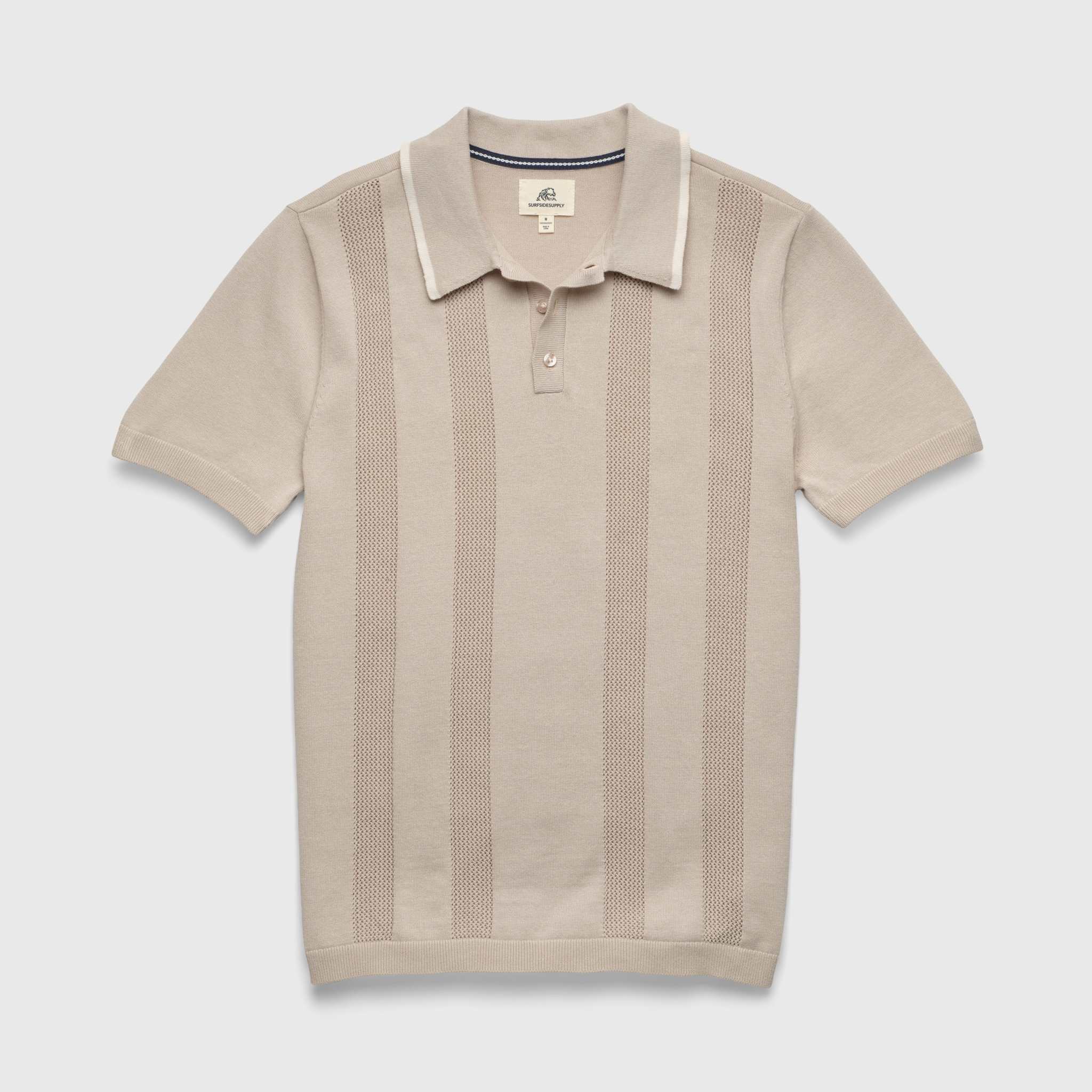 Nate Sweater Polo -Silver Gray - Surfside Supply Co. – Surfside
