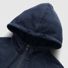 Danny Full-Zip Cashmist Fleece Hoodie - Navy Heather