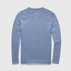 Sean Super Soft Classic Henley - Slate Blue Heather