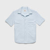 Tony Pique Knit Shirt - Blue Heather