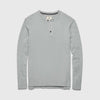 Sean Ultra Soft Classic Henley - Heather Grey
