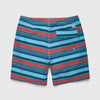 Duke Stripe Boardshort - Orange Stripe