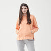 Kavya Side Zip Hoodie - Sienna Orange
