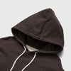 Marine French Terry Hoodie - Brown Heather