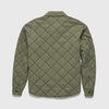 Lennon Quilted Shirt Jacket - Lichen Green