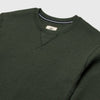 Butch Waffle Thermal Crewneck - Green Heather