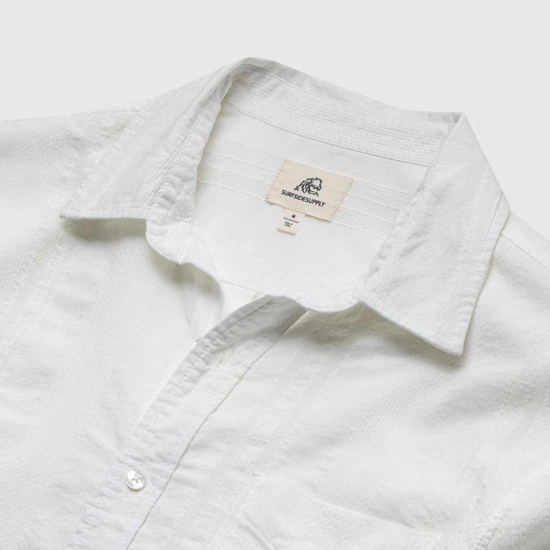 Brian Dobby Stripe Shirt - White