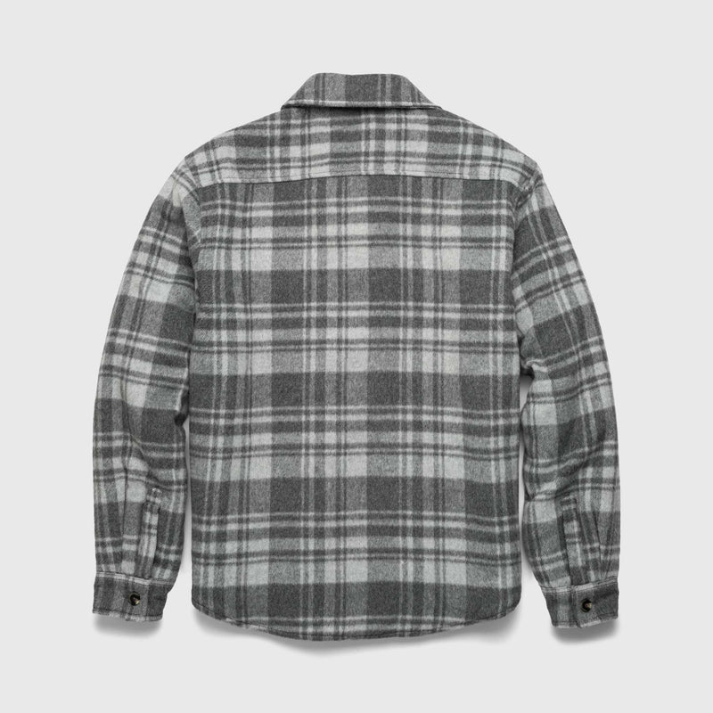 Skip Sherpa Shirt Jacket - Grey Combo