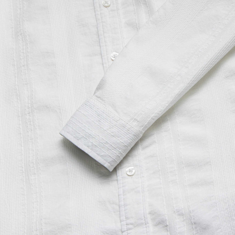 Brian Dobby Stripe Shirt - White