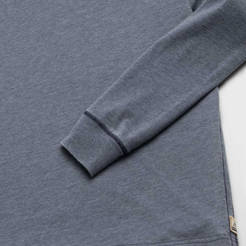 Harry Burnout Hooded Tee - Navy Blazer