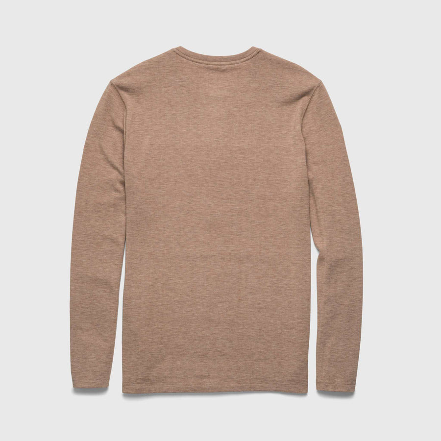 Sean Ultra Soft Classic Henley - Camel Heather - Surfside Supply