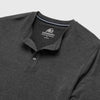 Sean Ultra Soft Classic Henley - Charcoal Heather