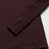Sean Ultra Soft Classic Henley - Cabernet Heather